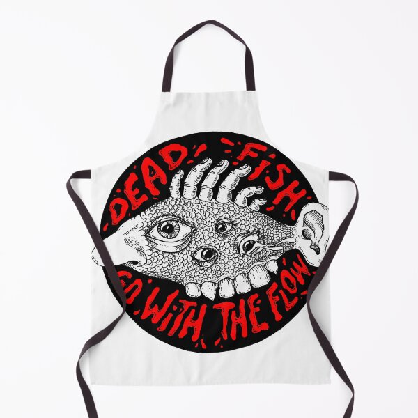 Item preview, dead fish go with the flow designed and sold by 4-piece-drawing.