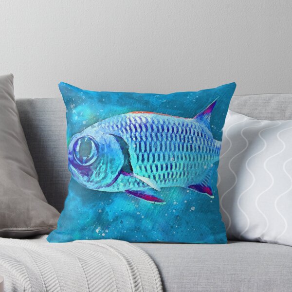 Aperçu de l'œuvre Carpe Poisson Océan Aquarelle Peinture Art créée et vendue par getlyart.