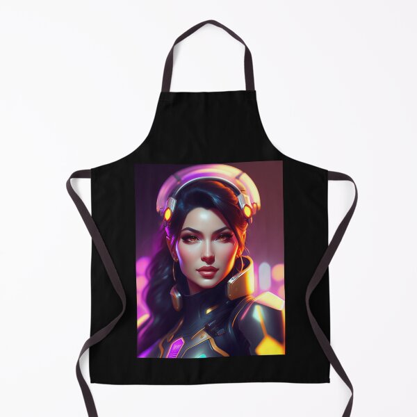 Item preview, Futuristic Diva Girl in Tech Wear designed and sold by MotionWaves.