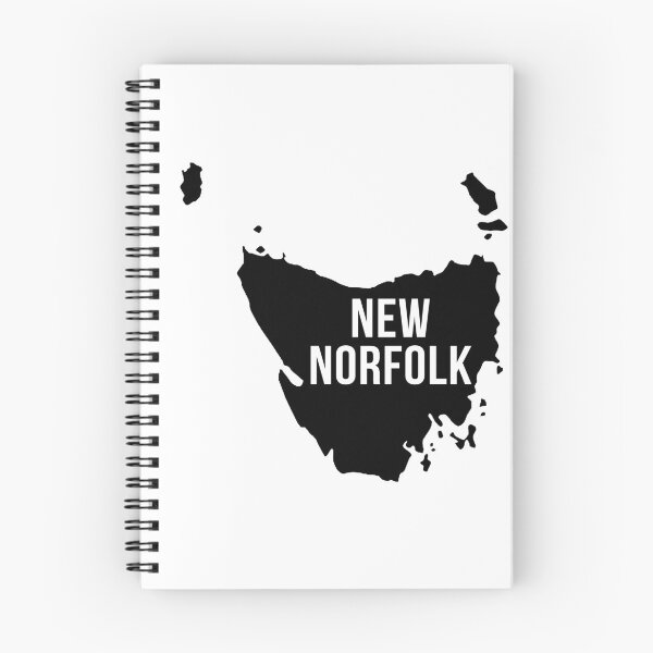 Item preview, New Norfolk, Australia Silhouette designed and sold by CartoCreative.