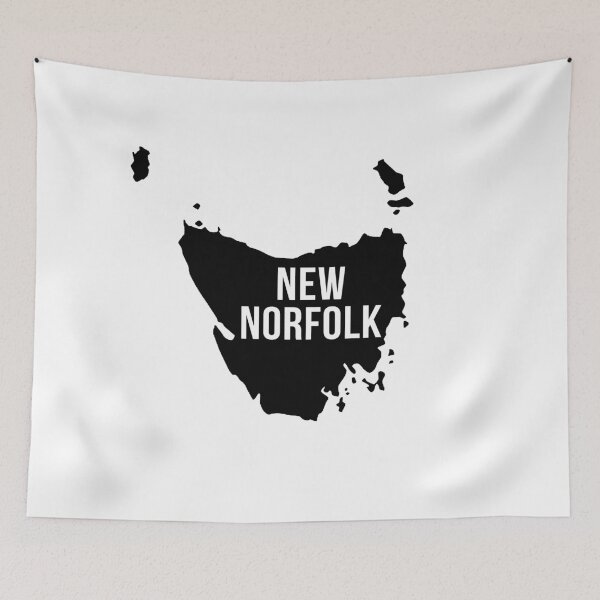 Item preview, New Norfolk, Australia Silhouette designed and sold by CartoCreative.