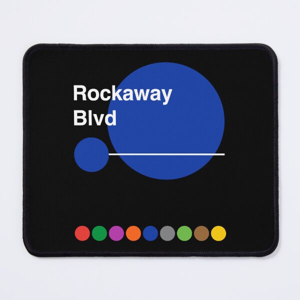 Item preview, Rockaway Blvd - Ozone Park, Queens, New York Subway designed and sold by ClickForMore.