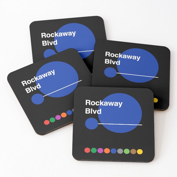 Item preview, Rockaway Blvd - Ozone Park, Queens, New York Subway designed and sold by ClickForMore.