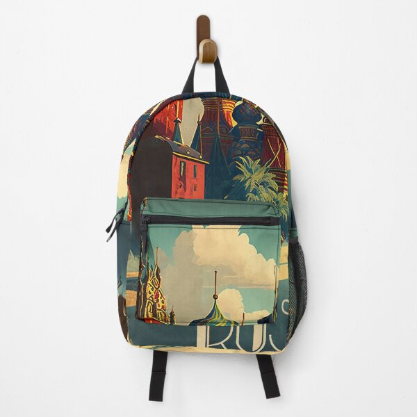 Item preview, Saint Basil's Cathedral Russia Vintage Travel Art Poster designed and sold by OldTravelArt.