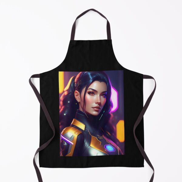 Item preview, Futuristic Diva Girl in Tech Wear designed and sold by MotionWaves.