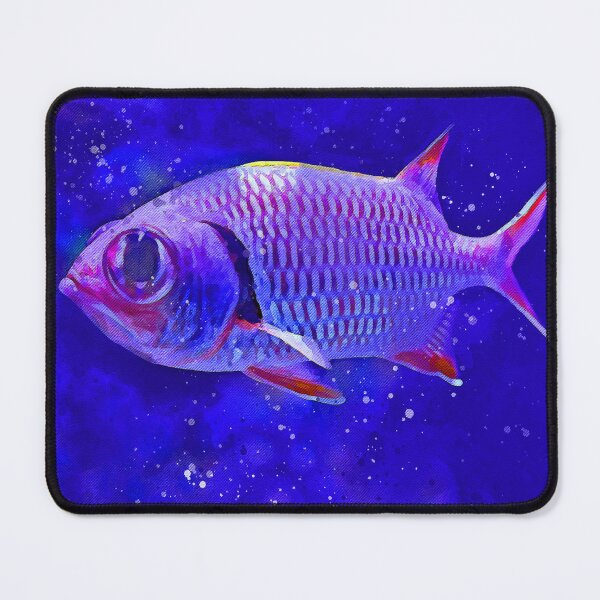 Artikelvorschau, Blaue Karpfen-Fisch-Ozean-Wellen-Haustier-Malerei-Kunst entworfen und verkauft von getlyart.