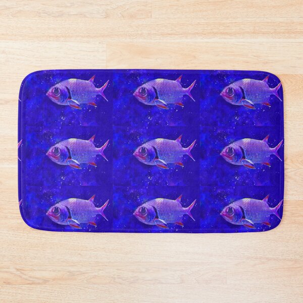 Artikelvorschau, Blaue Karpfen-Fisch-Ozean-Wellen-Haustier-Malerei-Kunst entworfen und verkauft von getlyart.