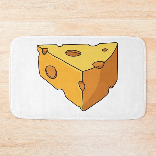 Item preview, Cheese cartoon illustration designed and sold by Misscartoon.