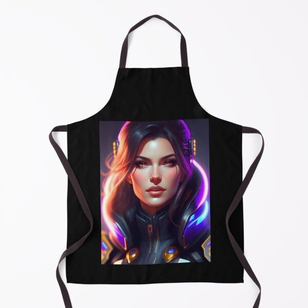 Item preview, Futuristic Diva Girl in Tech Wear designed and sold by MotionWaves.
