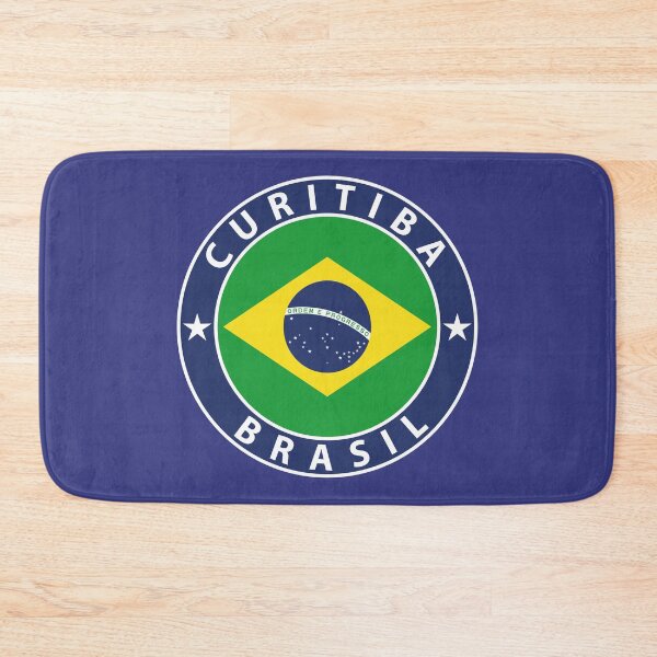 Item preview, Curitiba Brazil Brasil flag coat of arms designed and sold by Skykratzer.