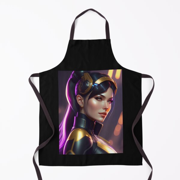 Item preview, Futuristic Diva Girl in Tech Wear designed and sold by MotionWaves.