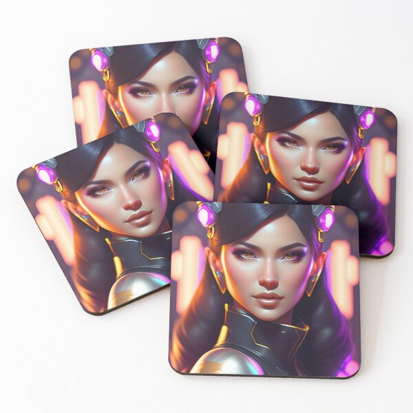 Item preview, Futuristic Diva Girl in Tech Wear designed and sold by MotionWaves.
