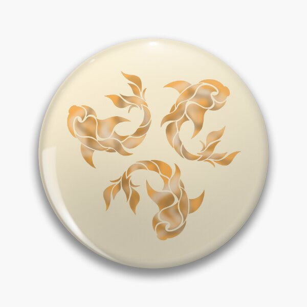 Item preview, three orange tribal fish designed and sold by octo-PS.