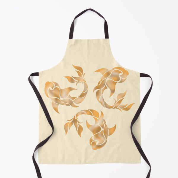 Item preview, three orange tribal fish designed and sold by octo-PS.