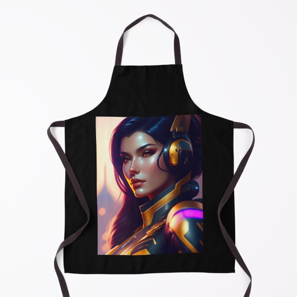 Item preview, Futuristic Diva Girl in Tech Wear designed and sold by MotionWaves.