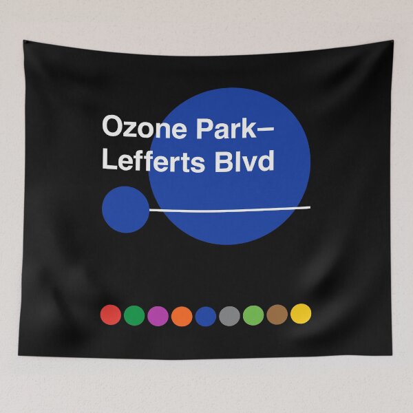 Item preview, Ozone Park-Lefferts Blvd, South Richmond Hill, Queens, New York Subway designed and sold by ClickForMore.