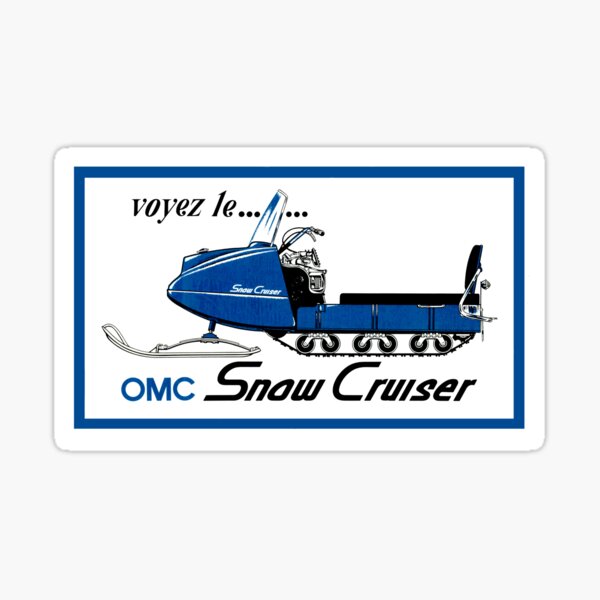 Item preview, 1965 Snow Cruiser snowmobile Dealer promotional add designed and sold by lesagelm.