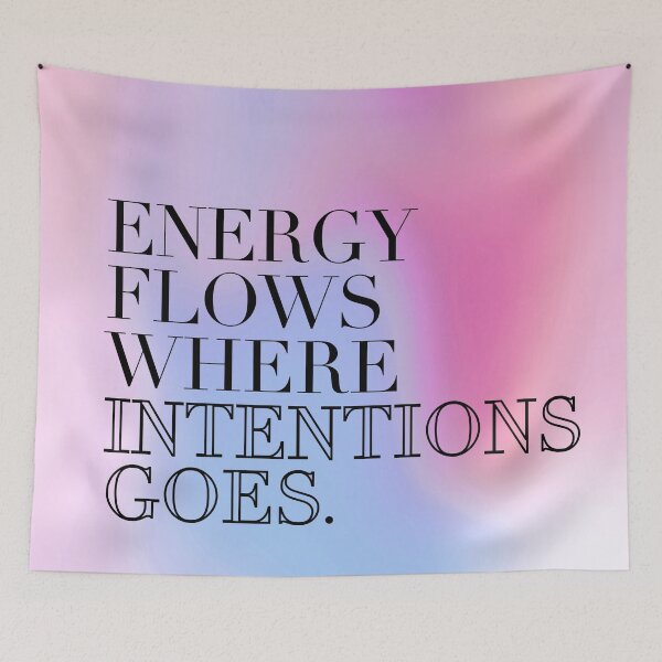 Item preview, Energy Flows where Intentions Goes designed and sold by cafelab.