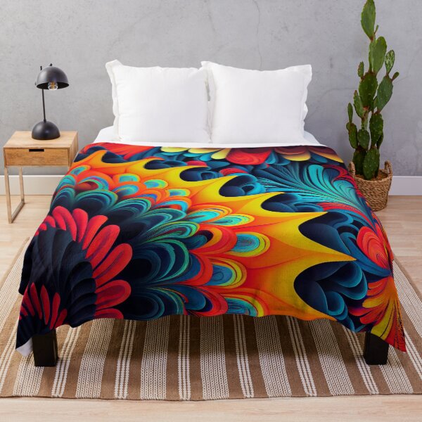 Item preview, Vibrant Pattern Digital Painting designed and sold by CodeAndColors.