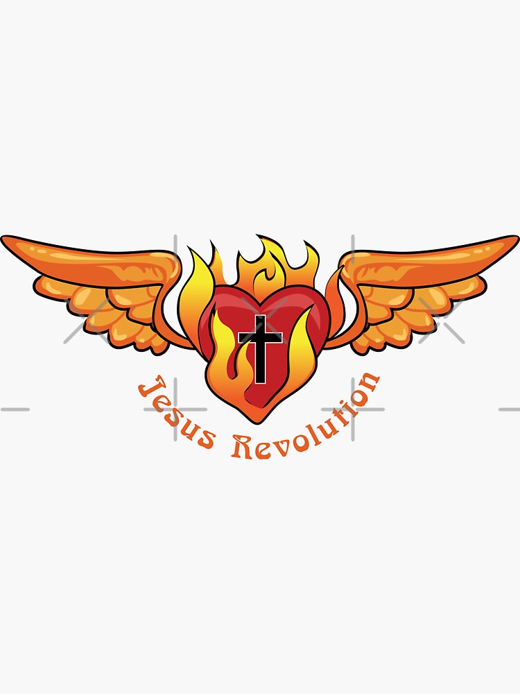 "Jesus Revolution 2023" Sticker for Sale by miyagifactory Redbubble