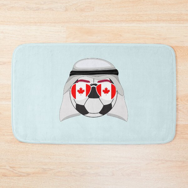 Item preview, Canada Flag inside Sunglasses on a Soccer ball Wearing a Shemagh designed and sold by Dexter Freeman.