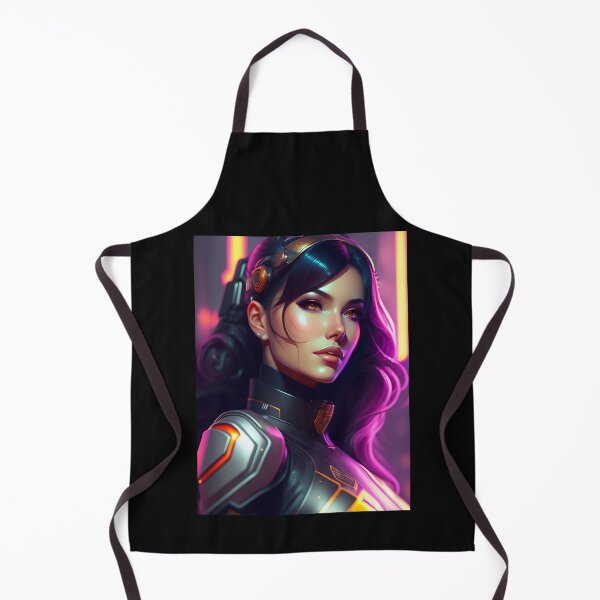 Item preview, Futuristic Diva Girl in Tech Wear designed and sold by MotionWaves.