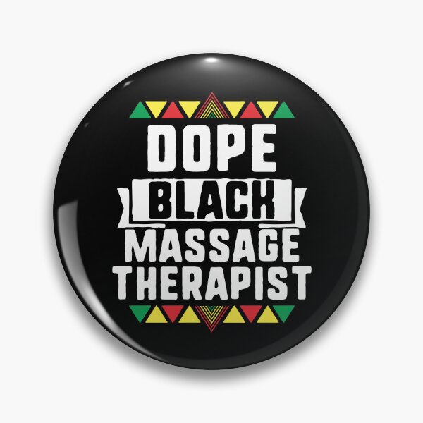 Item preview, Dope Black Massage Therapist African American Black History Month designed and sold by QueenOfPrint.