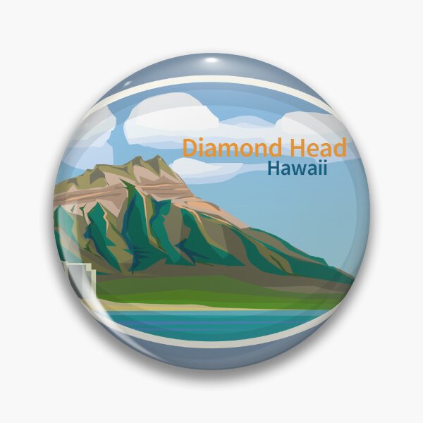 Item preview, Diamond Head, Hawaii designed and sold by studio838.