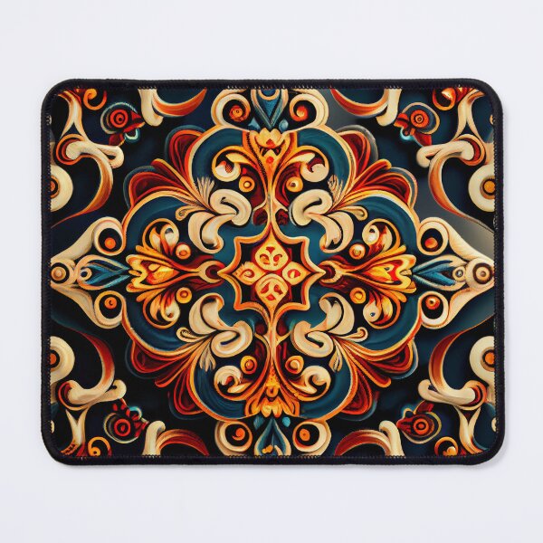 Item preview, Aggressive Traditional Pattern Digital Painting designed and sold by CodeAndColors.