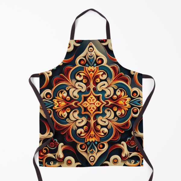 Item preview, Aggressive Traditional Pattern Digital Painting designed and sold by CodeAndColors.
