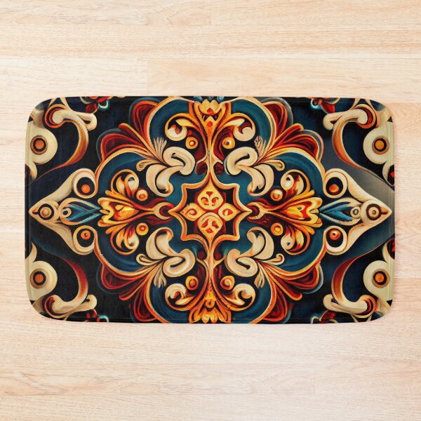 Item preview, Aggressive Traditional Pattern Digital Painting designed and sold by CodeAndColors.