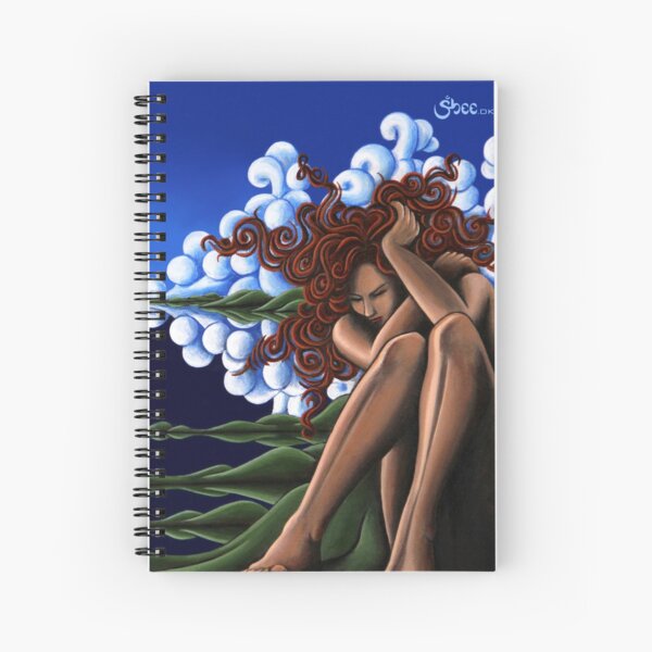 EnvironMental - Original Art from Shee - Surreal Worlds Spiral Notebook