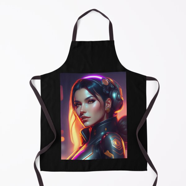 Item preview, Futuristic Diva Girl in Tech Wear designed and sold by MotionWaves.
