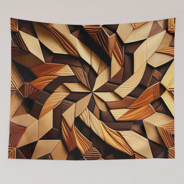 Item preview, Crafty Wood Pattern Digital Painting designed and sold by CodeAndColors.
