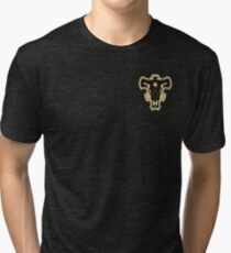 Schwarz-Klee-Schwarz-Stiere Vintage T-Shirt