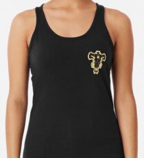 Schwarz-Klee-Schwarz-Stiere Tank Top für Frauen