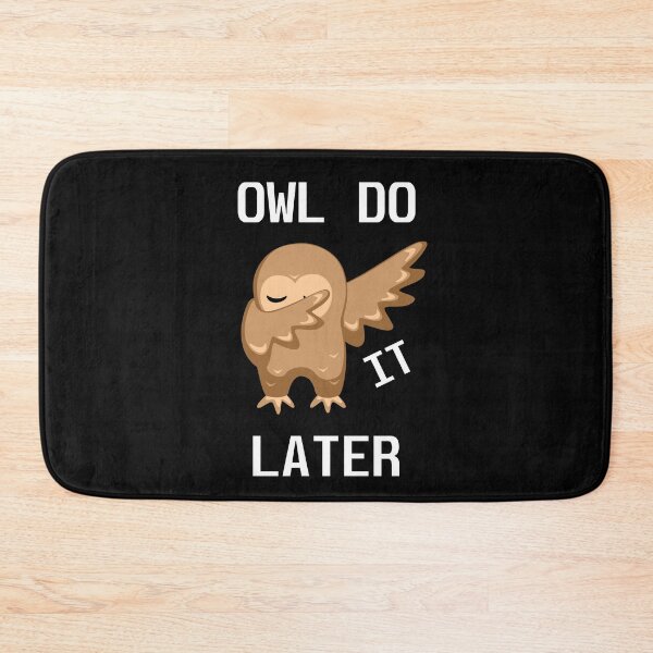 Item preview, Owl do it later designed and sold by Misschemical.