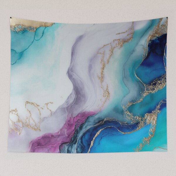 Item preview, Saturated Sands - Abstract Alcohol Ink Resin Art designed and sold by inkvestor.