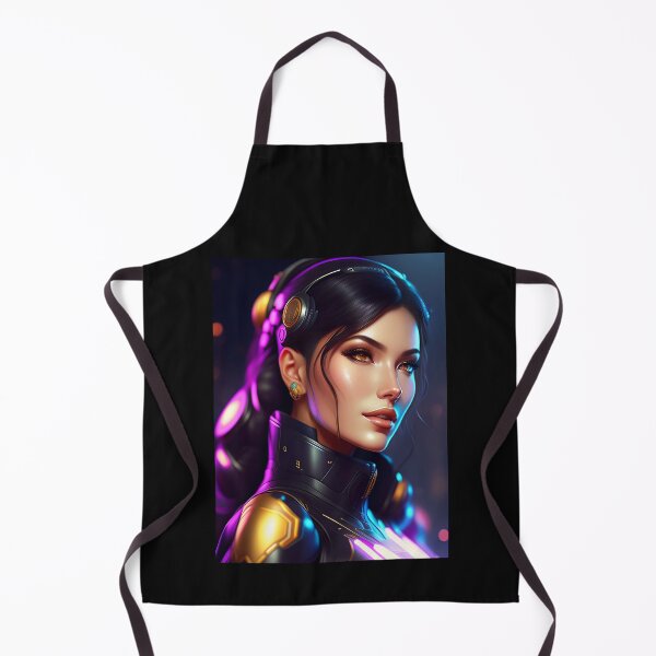 Item preview, Futuristic Diva Girl in Tech Wear designed and sold by MotionWaves.