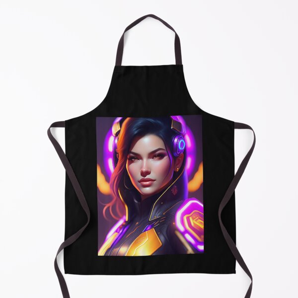 Item preview, Futuristic Diva Girl in Tech Wear designed and sold by MotionWaves.