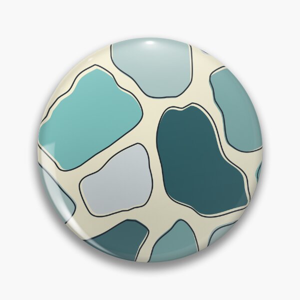 Item preview, Blue abstract pebbles pattern designed and sold by BattaAnastasia.