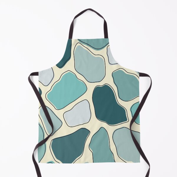 Item preview, Blue abstract pebbles pattern designed and sold by BattaAnastasia.