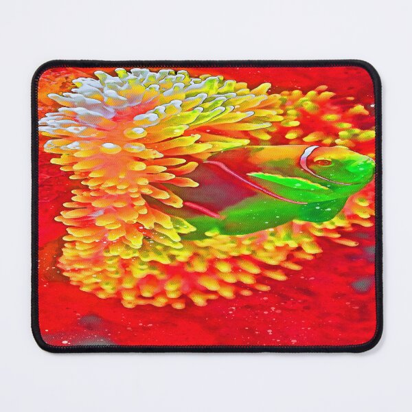 Item preview, Clown Fish Flower Painting Art designed and sold by getlyart.