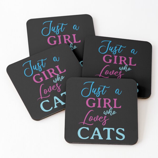 Item preview, JUST A GIRL WHO LOVES CATS | GIFT FOR CAT LOVERS| GIFT FOT GIRLS| CAT LOVERS COLORFUL designed and sold by al21ex.