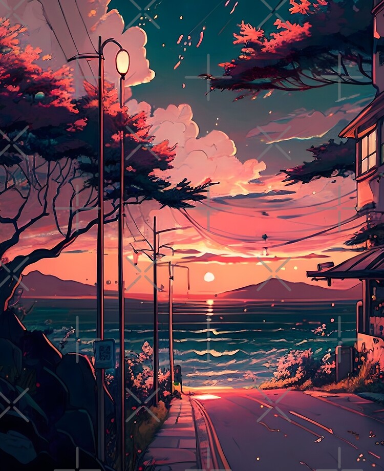 Sunset love | Anime scenery, Scenery wallpaper, Anime scenery wallpaper