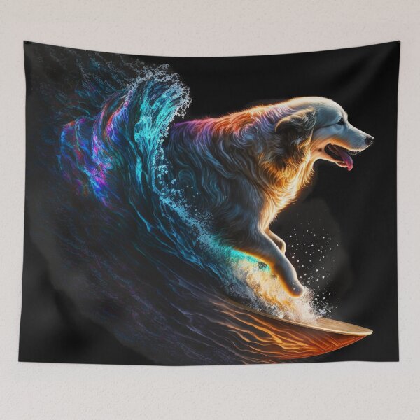 Item preview, Dog surfing designed and sold by Kiraslife.