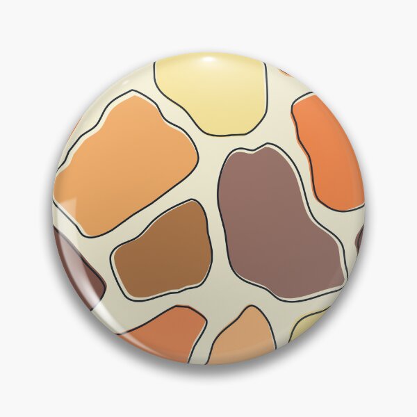 Item preview, Orange, yellow and brown abstract pebbles pattern designed and sold by BattaAnastasia.
