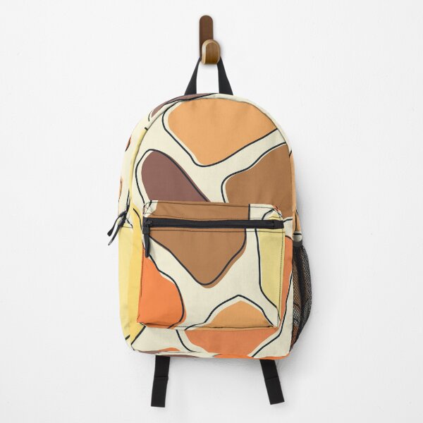 Item preview, Orange, yellow and brown abstract pebbles pattern designed and sold by BattaAnastasia.