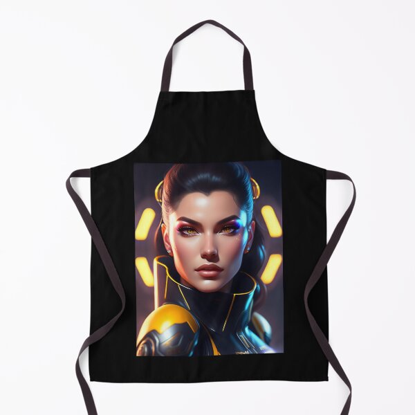 Item preview, Futuristic Diva Girl in Tech Wear designed and sold by MotionWaves.