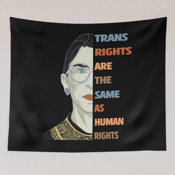 Item preview, Trans Rights Are The Same As Human Right designed and sold by Mannoucha ⭐⭐⭐⭐⭐ ( 1,978 reviews ).
